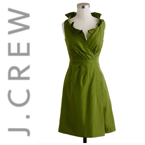$250 J. Crew Metallic “Blakely” Dress Silk Taffeta - Picture 5 of 5